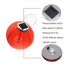 Load image into Gallery viewer, 1pc Solar Chinese Lantern