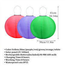 Load image into Gallery viewer, 1pc Solar Chinese Lantern
