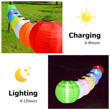 Load image into Gallery viewer, 1pc Solar Chinese Lantern