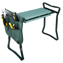 Load image into Gallery viewer, Foldable Garden Kneeler Seat and Tool Pouch