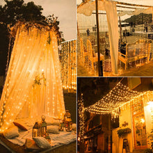Load image into Gallery viewer, Solar Power Fairy Curtain Lights