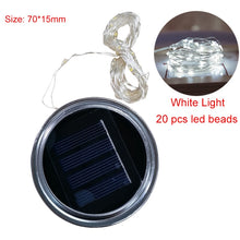 Load image into Gallery viewer, Solar Fairy Light(s) - Mason Jar Lid