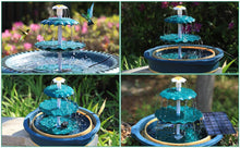 Load image into Gallery viewer, 3 Tiered Fountain, Solar Pump