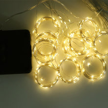 Load image into Gallery viewer, Solar Power Fairy Curtain Lights