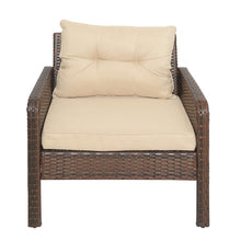 Load image into Gallery viewer, 5-Pcs Wicker Outdoor Patio Furniture Set - gardenstarshop