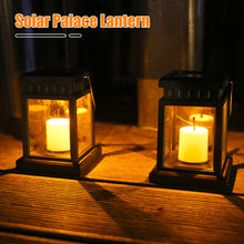 Load image into Gallery viewer, Solar LED Light Hanging Lantern Candle Lamp