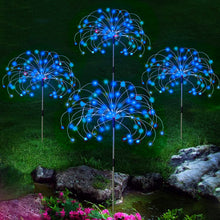 Load image into Gallery viewer, Solar LED Fairy Lights: Lantern, Tree, Fan, Fireworks, Flower Outdoor Waterproof