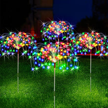 Load image into Gallery viewer, Solar LED Fairy Lights: Lantern, Tree, Fan, Fireworks, Flower Outdoor Waterproof