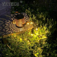 Load image into Gallery viewer, Solar Watering Can with Fairy Lite Sprinkles