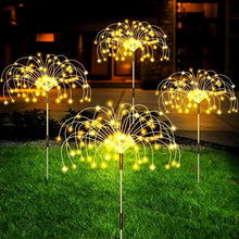 Load image into Gallery viewer, Solar LED Fairy Lights: Lantern, Tree, Fan, Fireworks, Flower Outdoor Waterproof