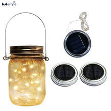 Load image into Gallery viewer, Solar Fairy Light(s) - Mason Jar Lid