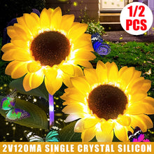 Load image into Gallery viewer, Sunflower Outdoor Solar Lights Waterproof