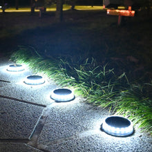 Load image into Gallery viewer, 4Pcs LED Solar Pathway Disc Lights