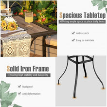 Load image into Gallery viewer, 3 Pieces Patio Bar Set 2 Bar Stools and 1 Square Table - gardenstarshop