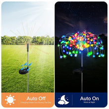 Load image into Gallery viewer, Solar LED Fairy Lights: Lantern, Tree, Fan, Fireworks, Flower Outdoor Waterproof