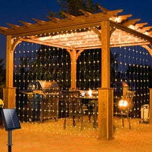 Load image into Gallery viewer, Solar Power Fairy Curtain Lights