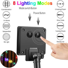 Load image into Gallery viewer, Flower Garland Solar String Lights, 7M, 50 LED, 8 Mode