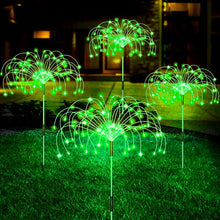 Load image into Gallery viewer, Solar LED Fairy Lights: Lantern, Tree, Fan, Fireworks, Flower Outdoor Waterproof
