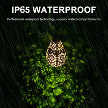 Load image into Gallery viewer, Retro LED Solar Hanging Landscape Lamp Outdoor Waterproof