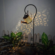Load image into Gallery viewer, Solar Watering Can with Fairy Lite Sprinkles