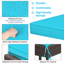 Load image into Gallery viewer, 3PCS Patio Wicker Bar Table Stools Dining Set - gardenstarshop