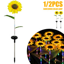Load image into Gallery viewer, Sunflower Outdoor Solar Lights Waterproof
