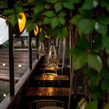 Load image into Gallery viewer, Retro LED Solar Hanging Landscape Lamp Outdoor Waterproof