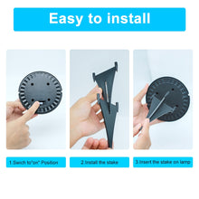 Load image into Gallery viewer, 4Pcs LED Solar Pathway Disc Lights