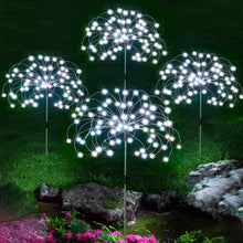 Load image into Gallery viewer, Solar LED Fairy Lights: Lantern, Tree, Fan, Fireworks, Flower Outdoor Waterproof