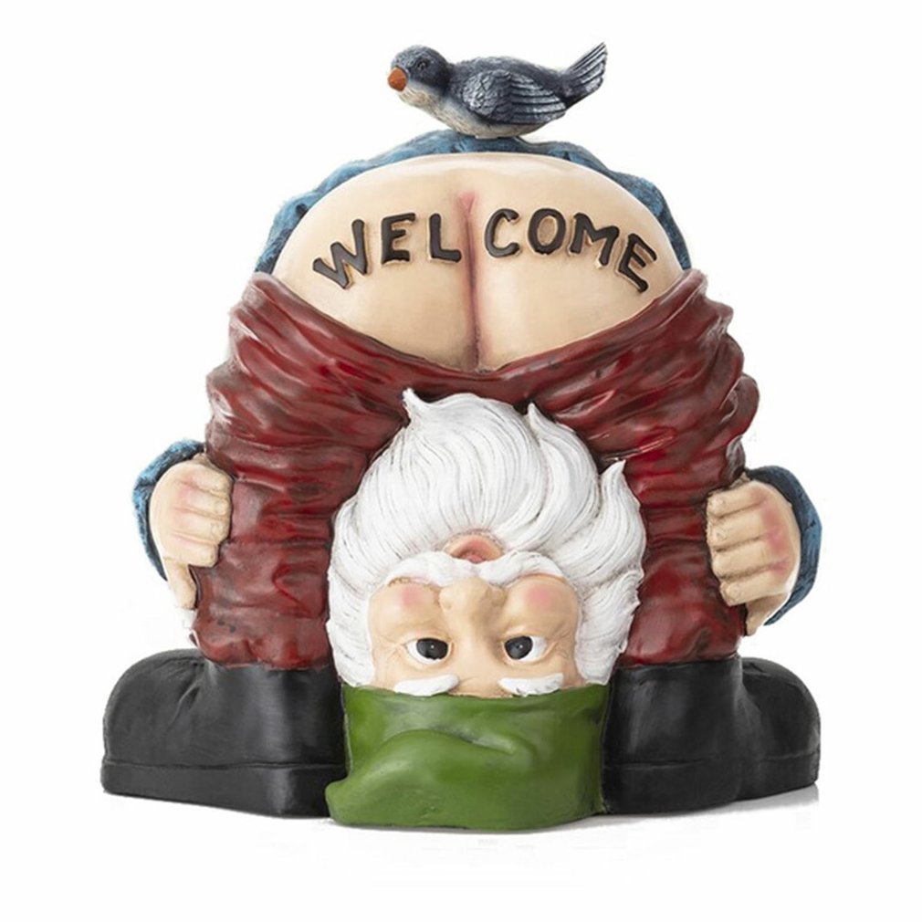 Naughty Welcome Gnome