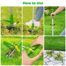 Load image into Gallery viewer, Long Handled Weed Puller, Root Remover Tool
