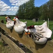 Load image into Gallery viewer, Farm Yard Chicken Fence Decoration
