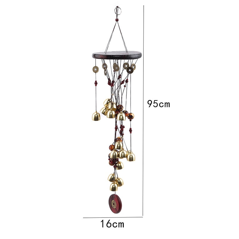 Antique Copper Wind Chime, Bells