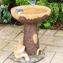 Load image into Gallery viewer, Bird Bath, Animal/Fairy Pedestal
