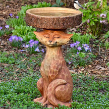 Load image into Gallery viewer, Bird Bath, Animal/Fairy Pedestal
