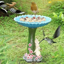 Load image into Gallery viewer, Bird Bath, Animal/Fairy Pedestal
