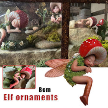 Load image into Gallery viewer, Handicraft Sleeping Baby Mushroom Fairy Ornaments - gardenstarshop
