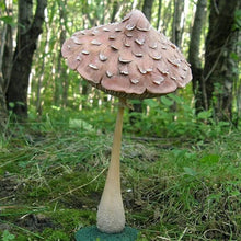 Load image into Gallery viewer, Funny Human Face Mushroom Statue
