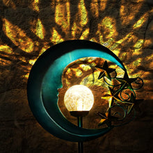 Load image into Gallery viewer, Solar Moon, Crackle Glass Globe
