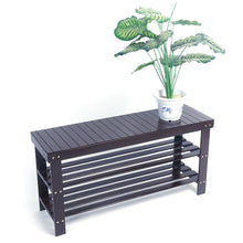 Load image into Gallery viewer, 3 Tiers Bamboo Bench - gardenstarshop
