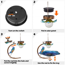 Load image into Gallery viewer, Solar Hanging Bird Feeder
