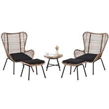 Load image into Gallery viewer, Outdoor Patio 5-Piece Wicker Set - gardenstarshop
