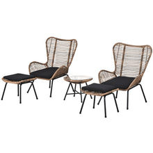 Load image into Gallery viewer, Outdoor Patio 5-Piece Wicker Set - gardenstarshop
